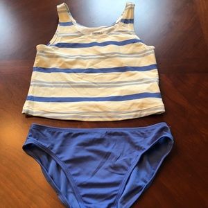Gap Girls 2pc Striped Tankini - Size L (10/12)